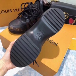 Replica Louis Vuitton Black Brown Archlight Trainers Sneakers