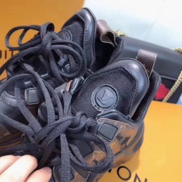 Replica Louis Vuitton Black Brown Archlight Trainers Sneakers