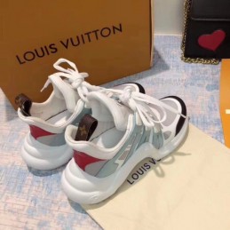 Replica Louis Vuitton White Pastel Archlight Trainers Sneakers