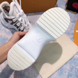 Replica Louis Vuitton White Brown Archlight Trainers Sneakers
