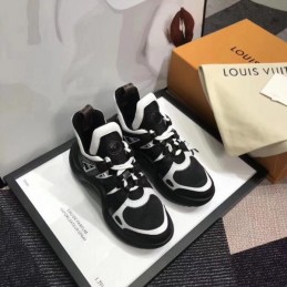 Replica Louis Vuitton Black White Archlight Trainers Sneakers