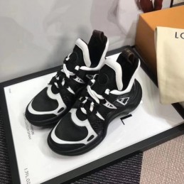 Replica Louis Vuitton Black White Archlight Trainers Sneakers