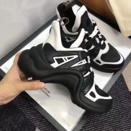 Replica Louis Vuitton Black White Archlight Trainers Sneakers