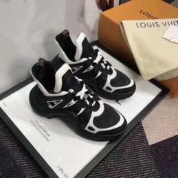 Replica Louis Vuitton Black White Archlight Trainers Sneakers