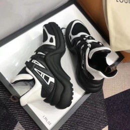 Replica Louis Vuitton Black White Archlight Trainers Sneakers