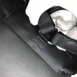 Replica Louis Vuitton Black Leather Christopher Backpack