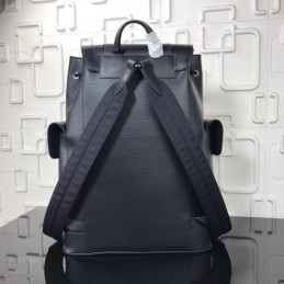 Replica Louis Vuitton Black Leather Christopher Backpack