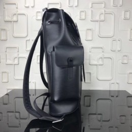 Replica Louis Vuitton Black Leather Christopher Backpack