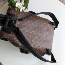 Replica Louis Vuitton Brown Monogram Christopher Backpack - Style 2