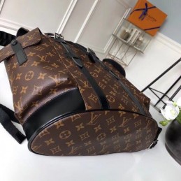 Replica Louis Vuitton Brown Monogram Christopher Backpack - Style 2