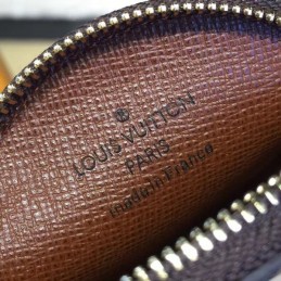 Replica Louis Vuitton Brown Monogram Round Coin Purse