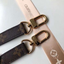 Replica Louis Vuitton Brown Monogram Burgundy Handle Pallas MM