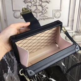 Replica Louis Vuitton Beige Black Graphic Petite Malle