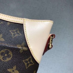 Replica Louis Vuitton Brown Monogram Beige Trim Odeon MM