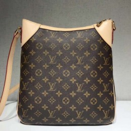 Replica Louis Vuitton Brown Monogram Beige Trim Odeon MM