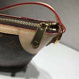 Replica Louis Vuitton Brown Monogram Beige Trim Odeon MM