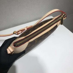 Replica Louis Vuitton Brown Monogram Beige Trim Odeon MM