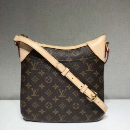 Replica Louis Vuitton Brown Monogram Beige Trim Odeon PM