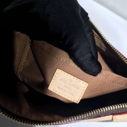 Replica Louis Vuitton Brown Monogram Beige Trim Odeon PM