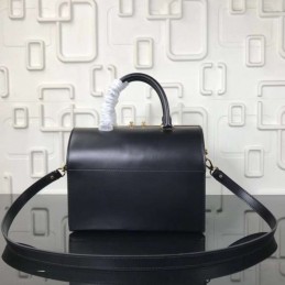 Replica Louis Vuitton Black Textured Speedy Doctor 25