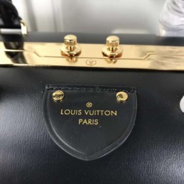 Replica Louis Vuitton Black Textured Speedy Doctor 25