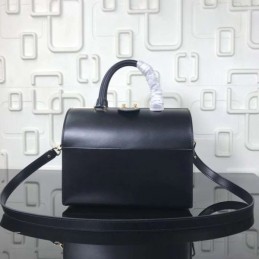 Replica Louis Vuitton Black Textured Speedy Doctor 25