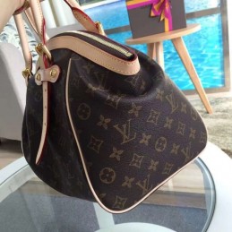 Replica Louis Vuitton Brown Monogram Beige Trim Tivoli GM