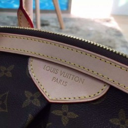 Replica Louis Vuitton Brown Monogram Beige Trim Tivoli GM
