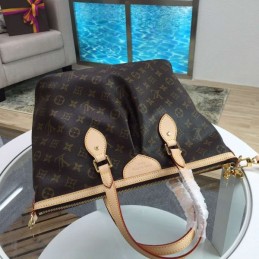 Replica Louis Vuitton Brown Monogram Beige Trim Tivoli PM - Style 2