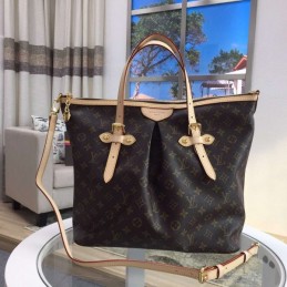Replica Louis Vuitton Brown Monogram Tan Trim Tivoli GM