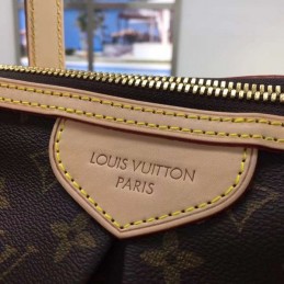 Replica Louis Vuitton Brown Monogram Tan Trim Tivoli GM