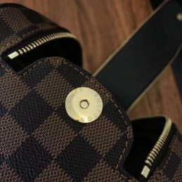 Replica Louis Vuitton Brown Damier Ebene King Size Toiletry Bag