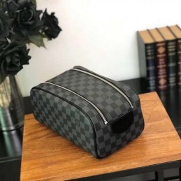 Replica Louis Vuitton Damier Graphite King Size Toiletry Bag