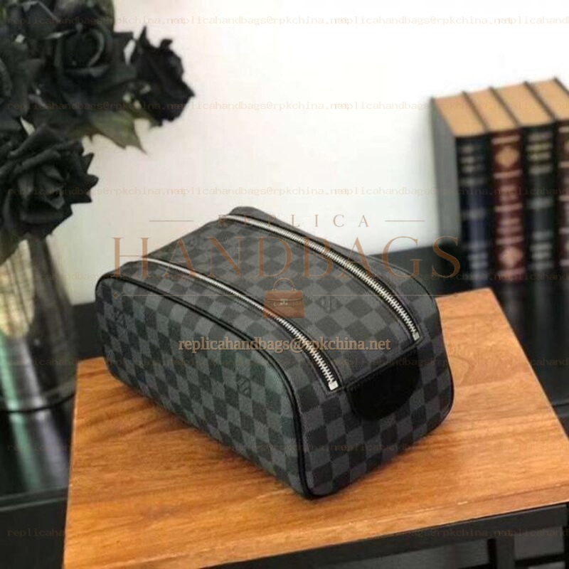 Replica Louis Vuitton Damier Graphite King Size Toiletry Bag