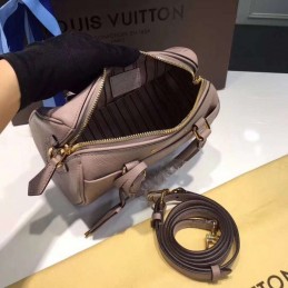 Replica Louis Vuitton Taupe Embossed Monogram Speedy 20