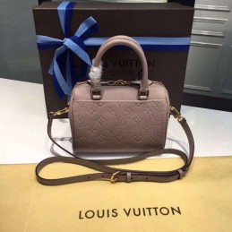 Replica Louis Vuitton Taupe Embossed Monogram Speedy 20