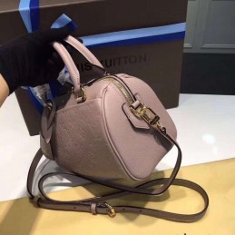 Replica Louis Vuitton Taupe Embossed Monogram Speedy 20