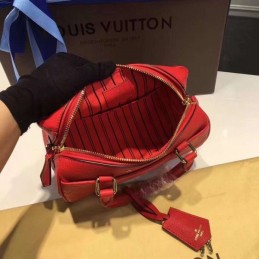 Replica Louis Vuitton Red Embossed Monogram Speedy 20