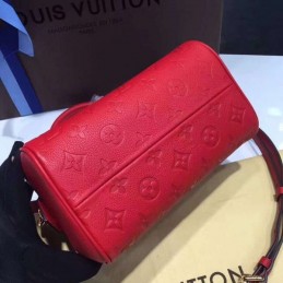 Replica Louis Vuitton Red Embossed Monogram Speedy 20