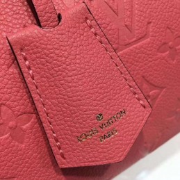 Replica Louis Vuitton Coral Pink Embossed Monogram Speedy 20