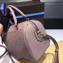 Replica Louis Vuitton Taupe Embossed Monogram Speedy 25 - Style 2