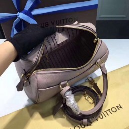 Replica Louis Vuitton Taupe Embossed Monogram Speedy 25 - Style 2