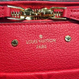 Replica Louis Vuitton Red Embossed Monogram Speedy 25 - Style 2