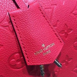 Replica Louis Vuitton Red Embossed Monogram Speedy 25 - Style 2