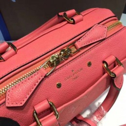 Replica Louis Vuitton Coral Pink Embossed Monogram Speedy 25