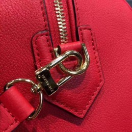 Replica Louis Vuitton Red Embossed Monogram Speedy 30 - Style 2