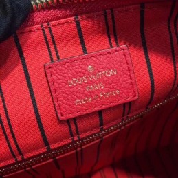 Replica Louis Vuitton Red Embossed Monogram Speedy 30 - Style 2