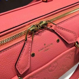 Replica Louis Vuitton Coral Pink Embossed Monogram Speedy 30