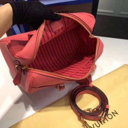 Replica Louis Vuitton Coral Pink Embossed Monogram Speedy 30