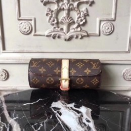 Replica Louis Vuitton Brown Monogram 3 Watch Case